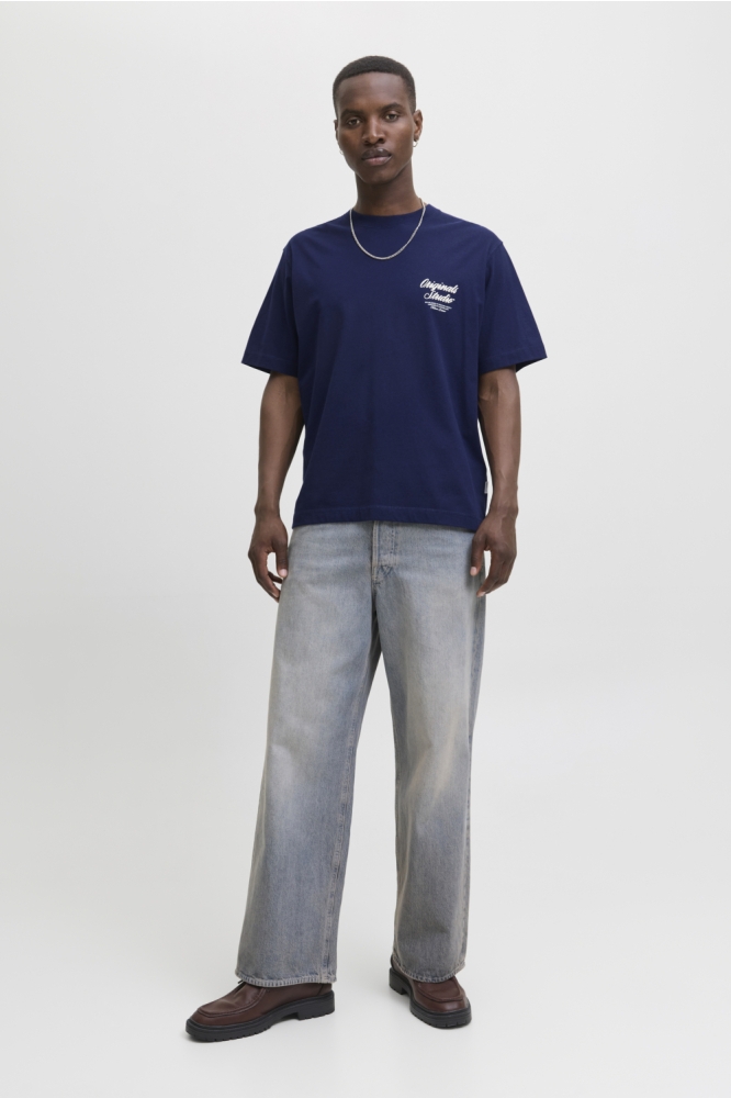 JORNORREBRO TYPO TEE SS CREW NECK N 12282898 OCEAN CAVERN